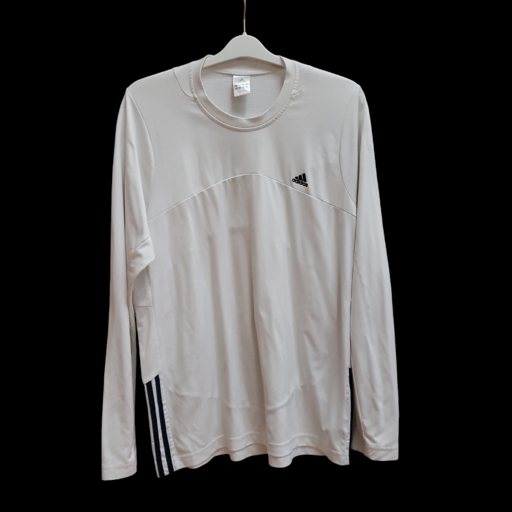 Adidas Clima Cool Formotion Shirt Mens Size XL White Long Sleeve Athletic
